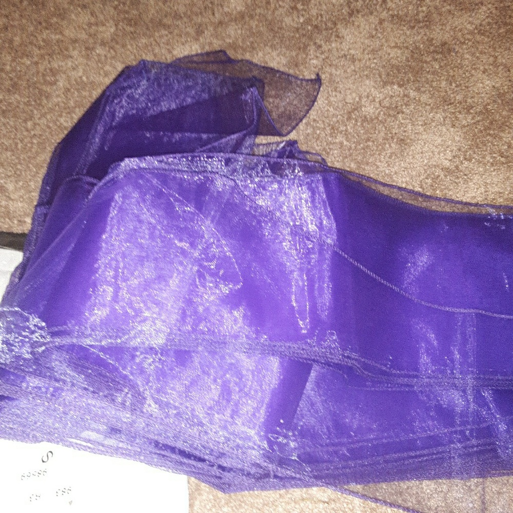 NWT! Organza chair bows